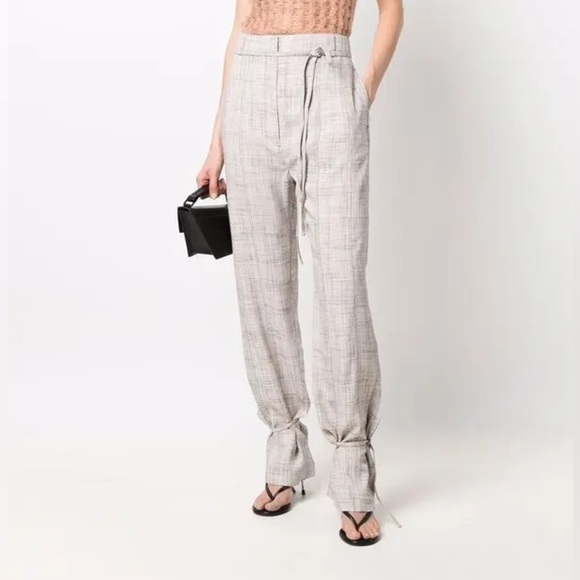 Acne Studios ribbon tie trousers - Picture 1 of 9